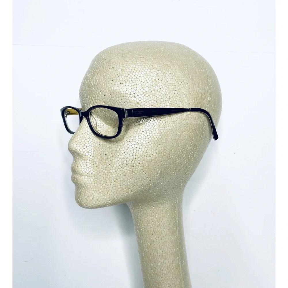 Kate Spade NY Black Cat Eye Glasses Tortoise Interior Leanne 1W5 51 16 135